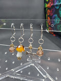Brown Dragon Fly Stitch Markers - Set of 4
