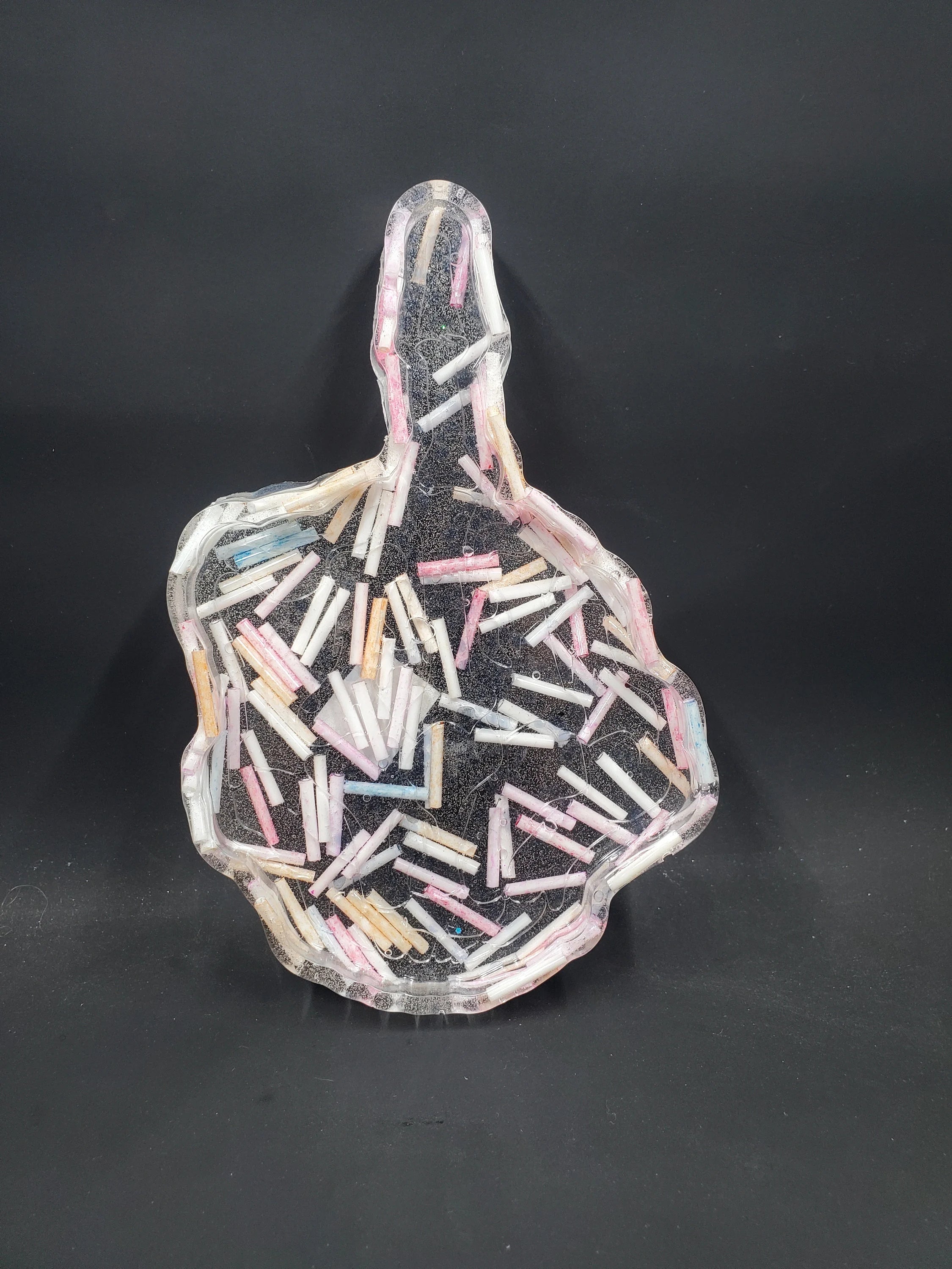 Noodle Bead - Skeleton Middle Finger Tray