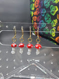 Baby Shrooms Stitch Markers - Set of 4