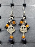 Spooky Ghosts Triple - Earrings - (.925 ss hooks)