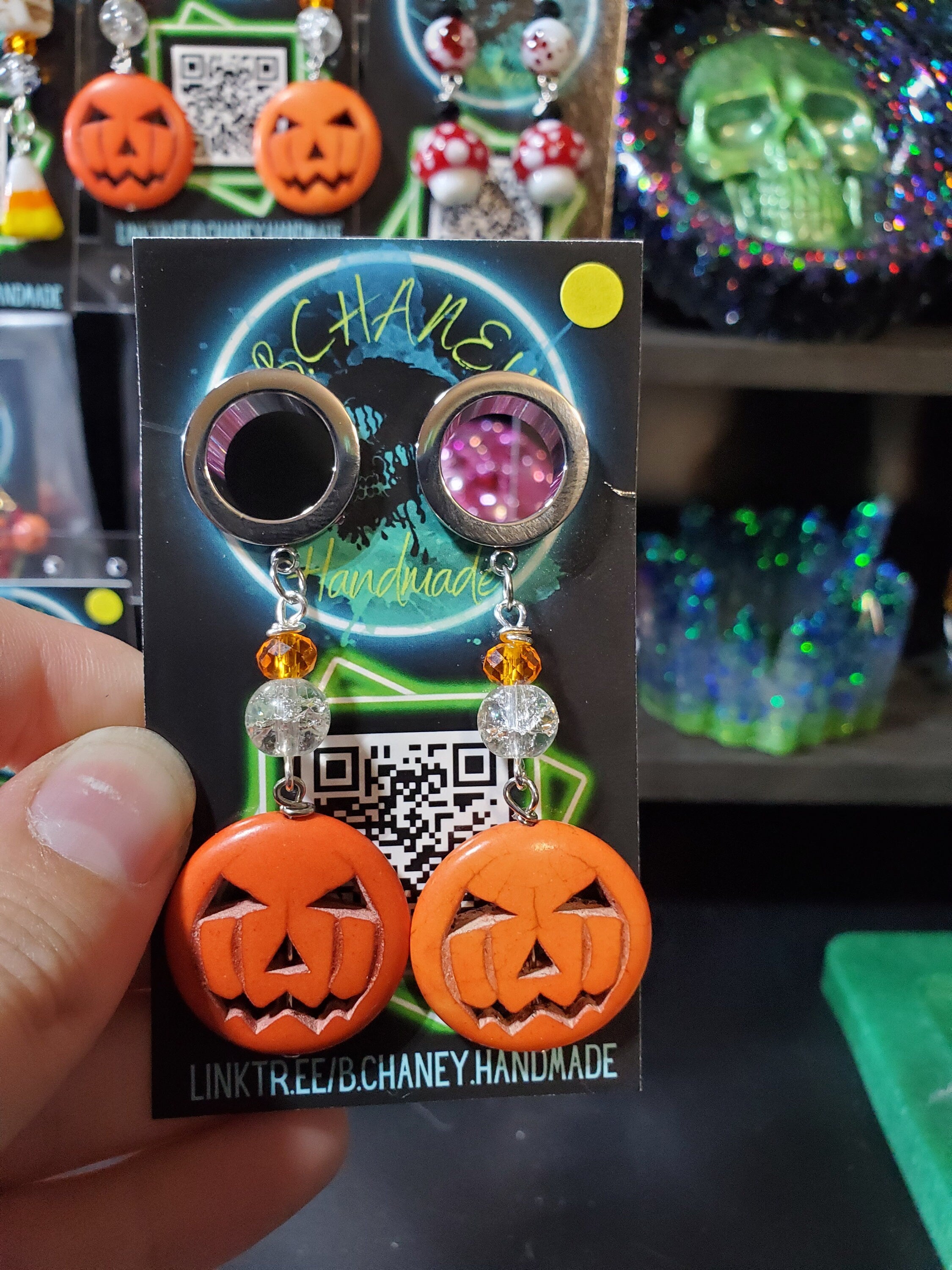 Pumpkins - Silver - Stainless Steel Tunnels