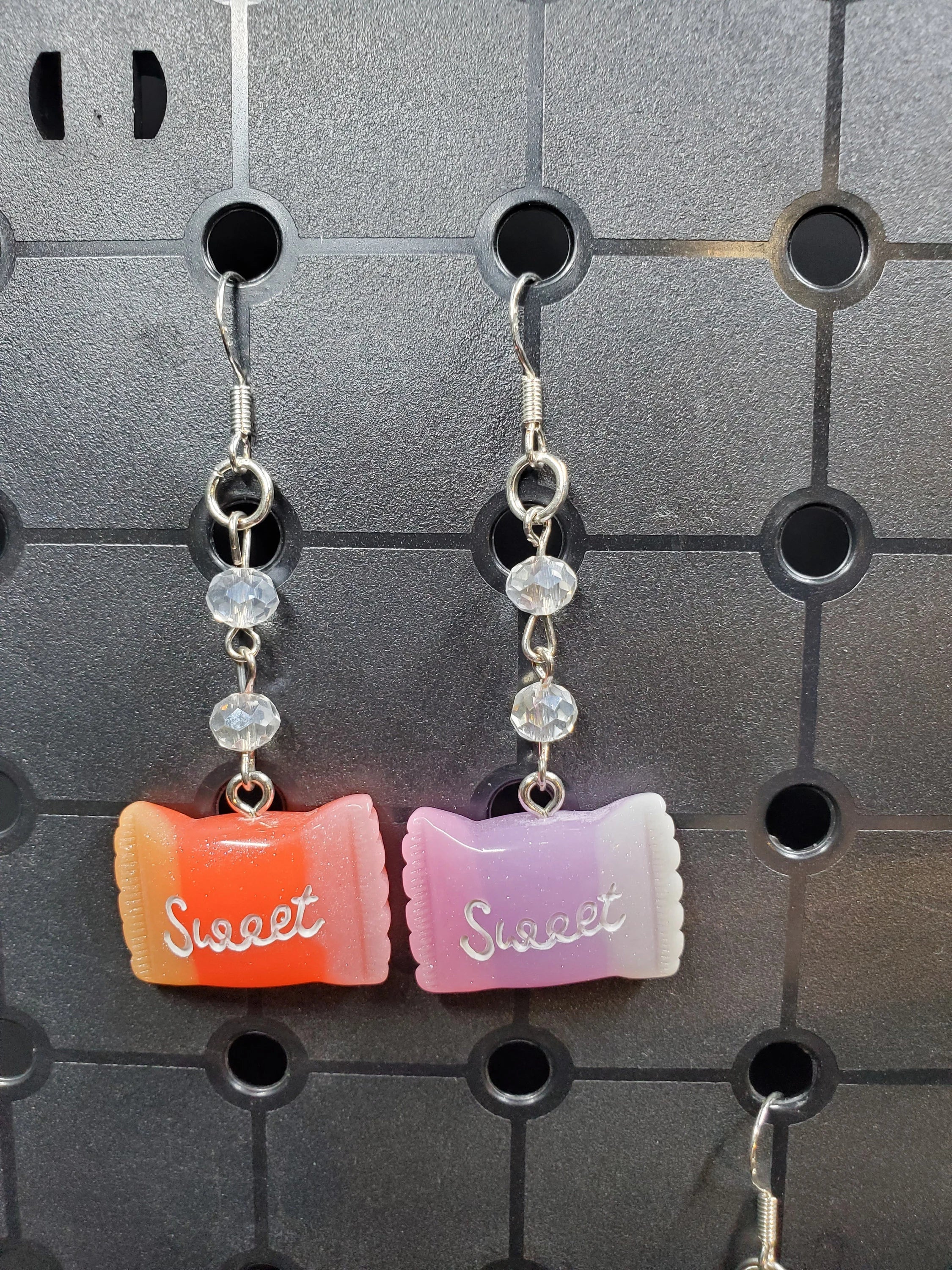 Sweet Hot - Earrings - (.925 Sterling Silver Hooks)