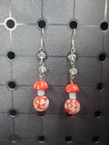 A Mushy World - Earrings - (.925 Sterling Silver Hooks)