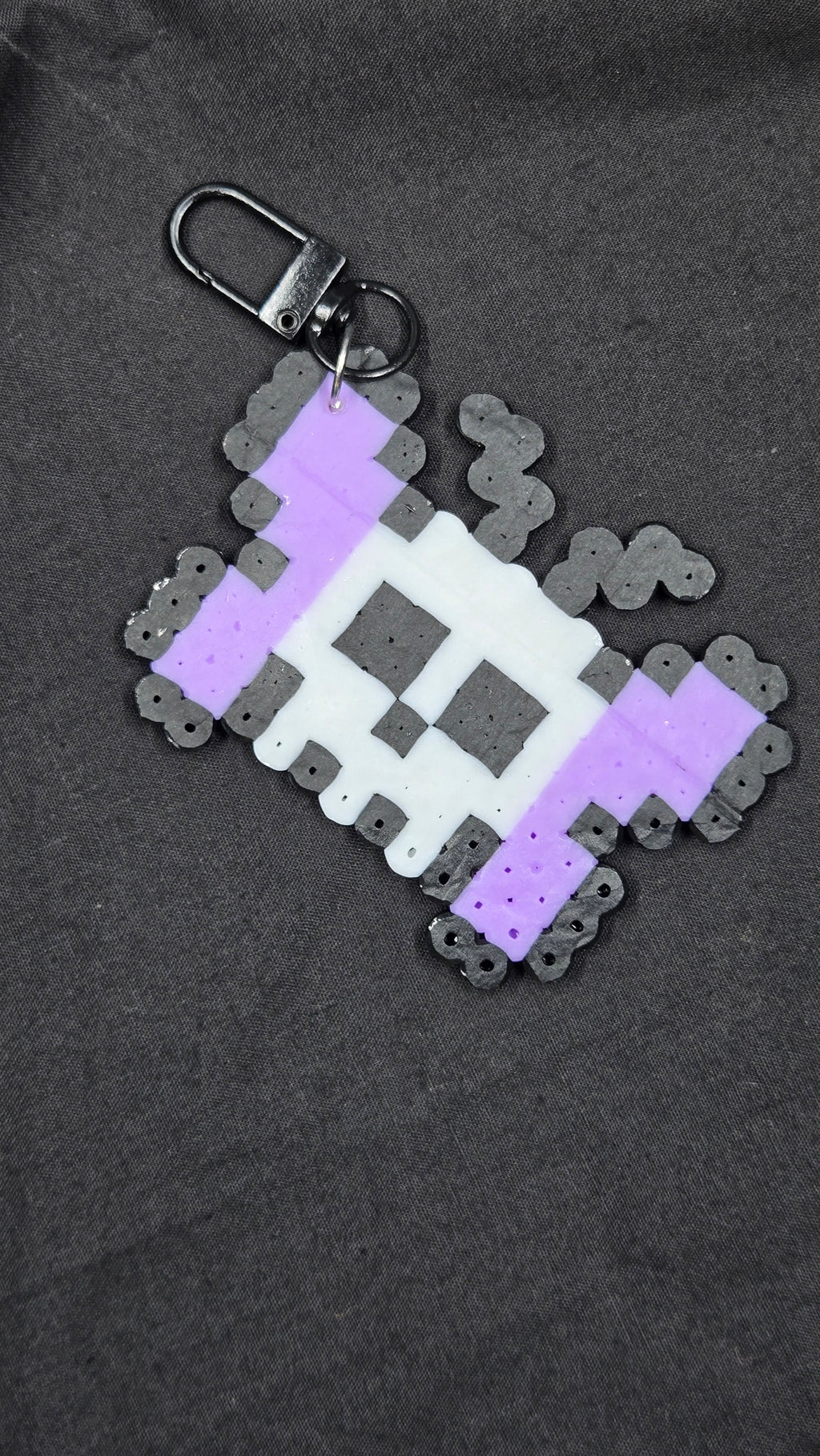 Light Purple Skull Butterfly - Bag Charm