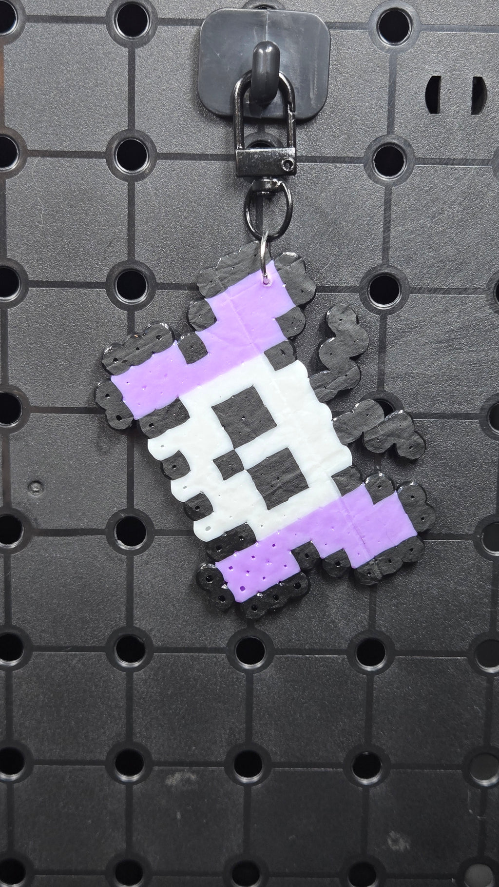 Light Purple Skull Butterfly - Bag Charm