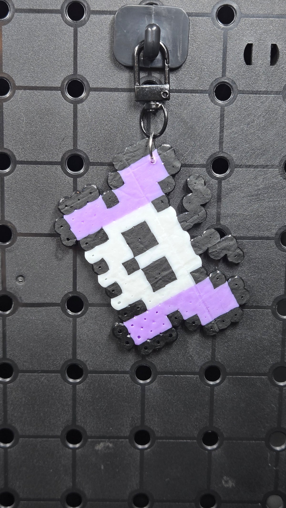 Light Purple Skull Butterfly - Bag Charm