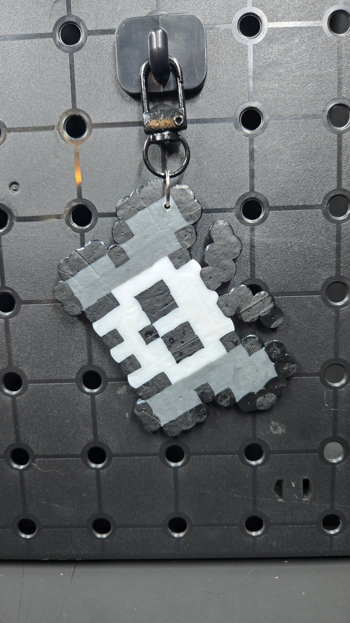 Grey Skull Butterfly - Bag Charm